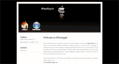 Desktop Screenshot of ipwnapple.com